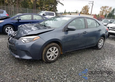 2014 Toyota Corolla L z USA, uszkodzony, nr VIN 2T1BURHE2EC070873